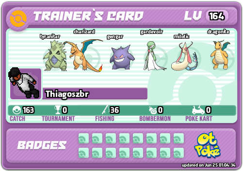 Thiagoszbr Card otPokemon.com