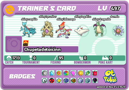 Chupetadetoicinn Card otPokemon.com