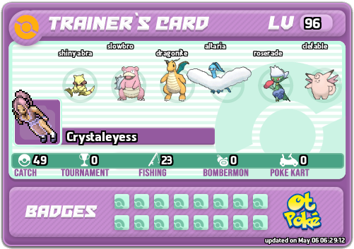 Crystaleyess Card otPokemon.com