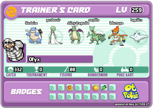 Ofyx Card otPokemon.com
