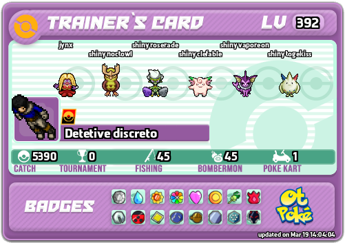 Detetive discreto Card otPokemon.com