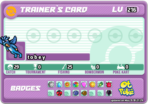 t o b e y Card otPokemon.com