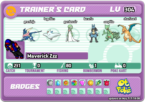 Maverick Zzz Card otPokemon.com