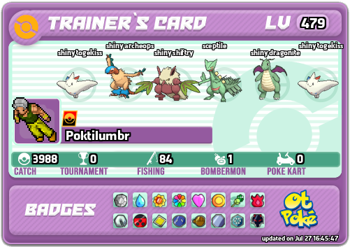 Poktilumbr Card otPokemon.com