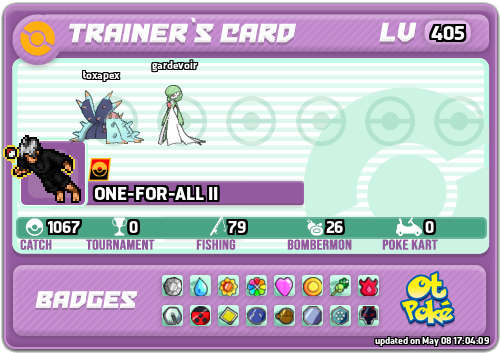 ONE-FOR-ALL II Card otPokemon.com