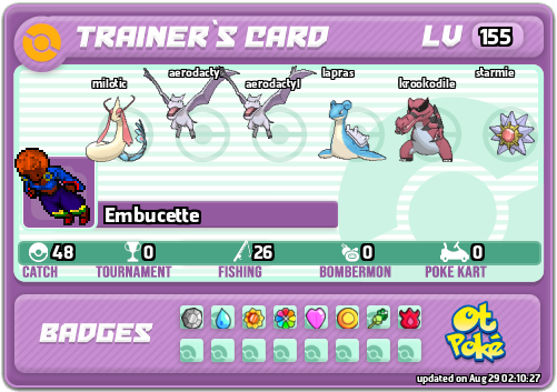 Embucette Card otPokemon.com