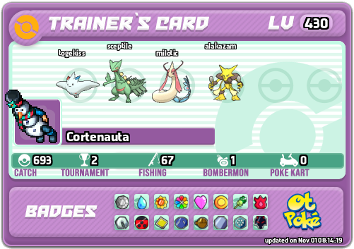 Cortenauta Card otPokemon.com