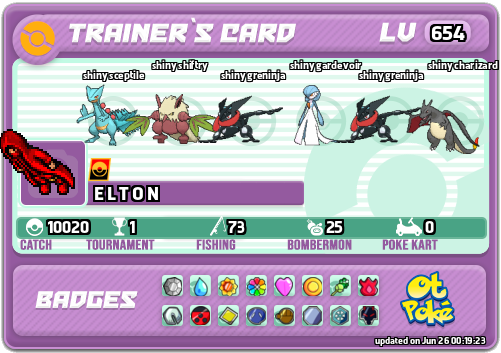 E L T O N Card otPokemon.com