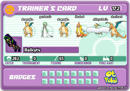 Ralkytv Card otPokemon.com
