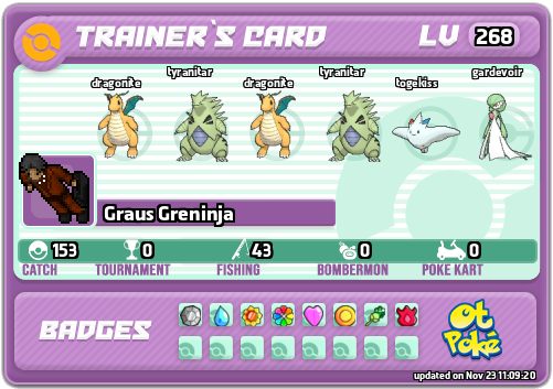 Graus Greninja Card otPokemon.com