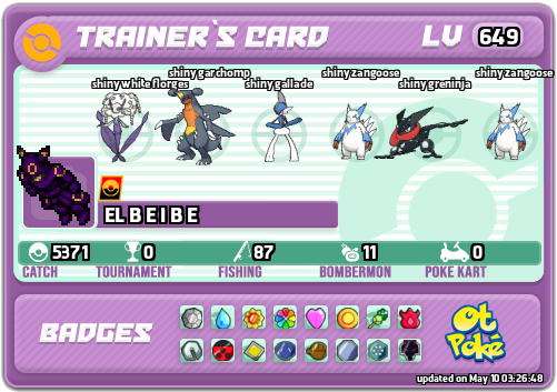 EL B E I B E Card otPokemon.com