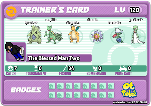 The Blessed Man Two Card otPokemon.com