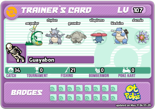 Guayabon Card otPokemon.com