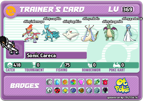 Sonic Careca Card otPokemon.com