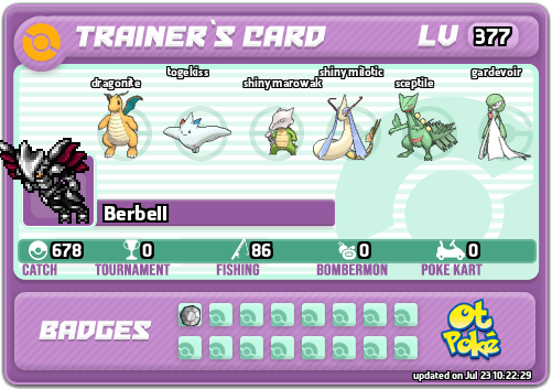 Berbell Card otPokemon.com