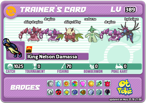 King Nelson Damassa Card otPokemon.com