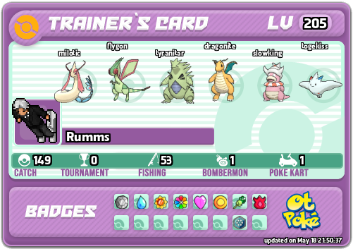 Rumms Card otPokemon.com