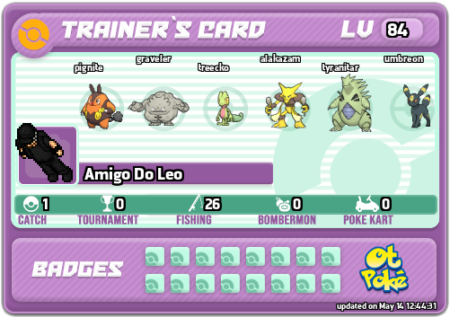 Amigo Do Leo Card otPokemon.com