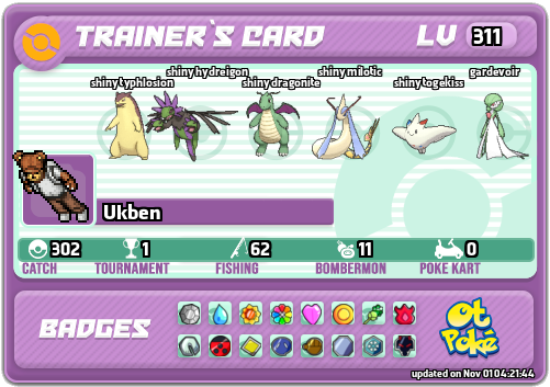 Ukben Card otPokemon.com