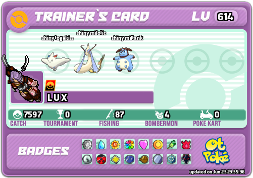 L U X Card otPokemon.com