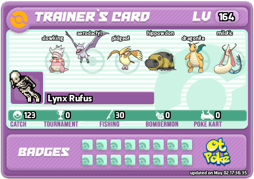 Lynx Rufus Card otPokemon.com