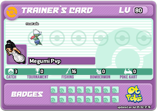 Megumi Pvp Card otPokemon.com