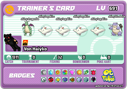 Von Haiyko Card otPokemon.com