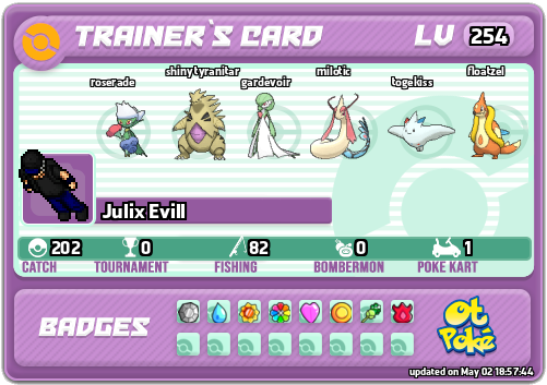 Julix Evill Card otPokemon.com