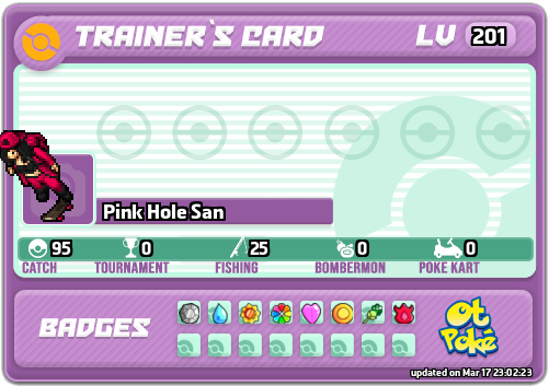 Pink Hole San Card otPokemon.com