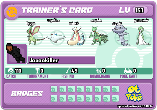 Joaookiller Card otPokemon.com