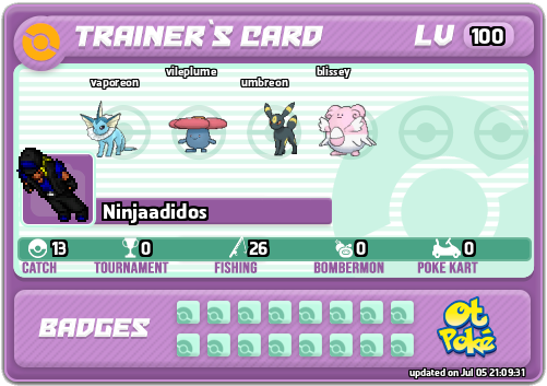 Ninjaadidos Card otPokemon.com