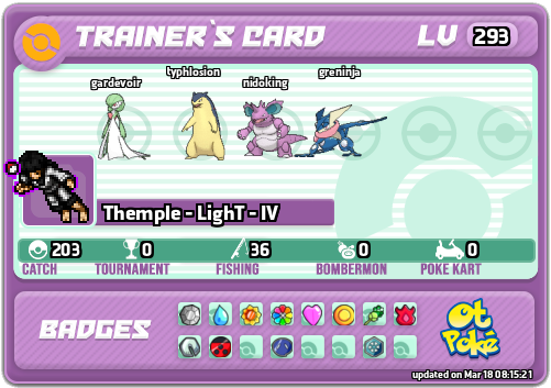 Themple - LighT - IV Card otPokemon.com