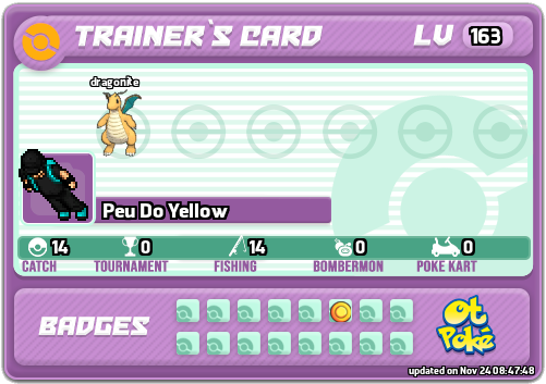 Peu Do Yellow Card otPokemon.com