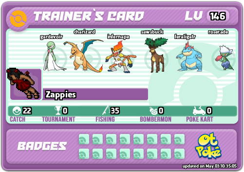 Zappies Card otPokemon.com