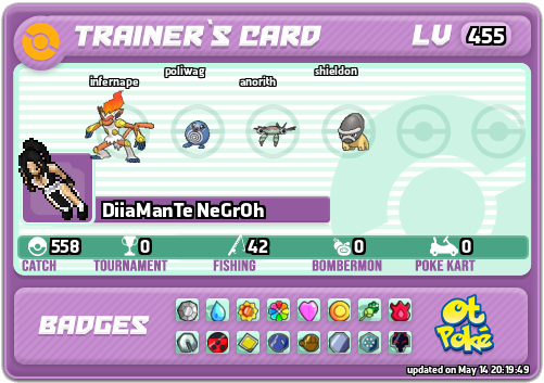 DiiaManTe NeGrOh Card otPokemon.com