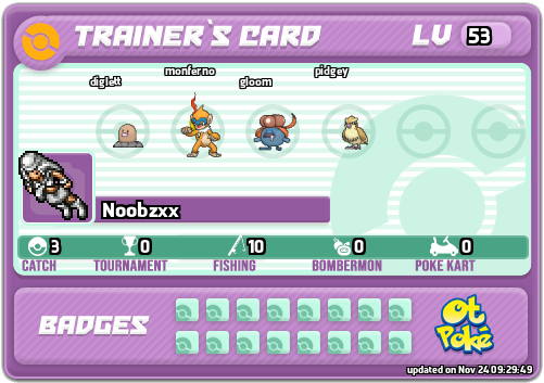 Noobzxx Card otPokemon.com