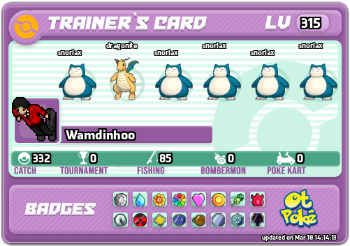 Wamdinhoo Card otPokemon.com