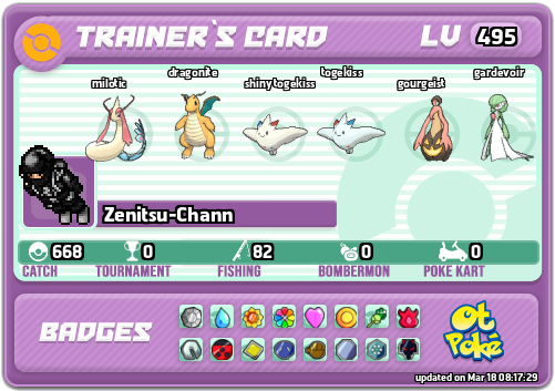 Zenitsu-Chann Card otPokemon.com