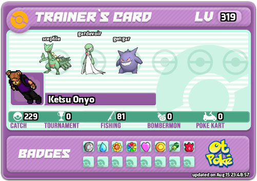 Ketsu Onyo Card otPokemon.com