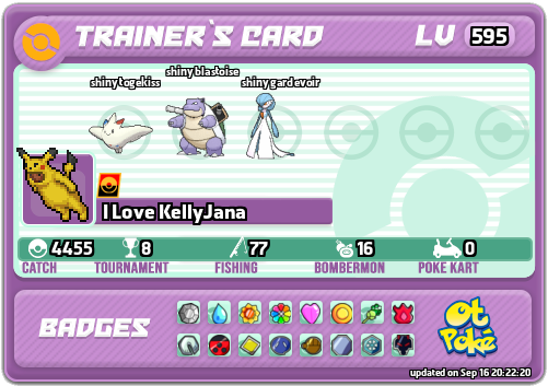 I Love KellyJana Card otPokemon.com