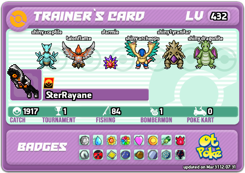 SterRayane Card otPokemon.com