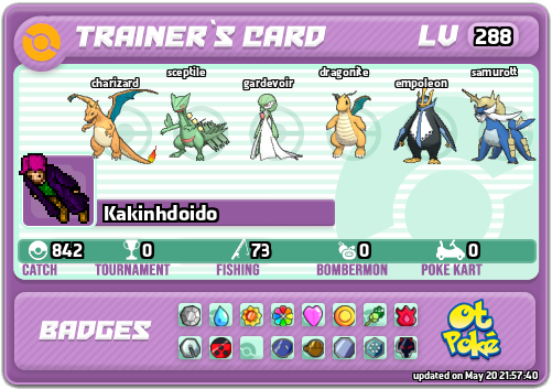 Kakinhdoido Card otPokemon.com