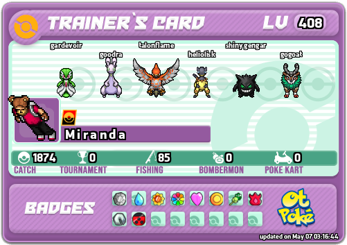 M i r a n d a Card otPokemon.com