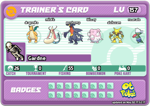 Gardne Card otPokemon.com