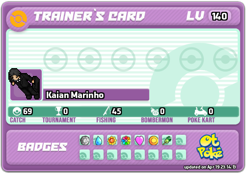 Kaian Marinho Card otPokemon.com