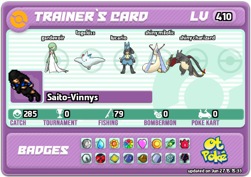 Saito-Vinnys Card otPokemon.com