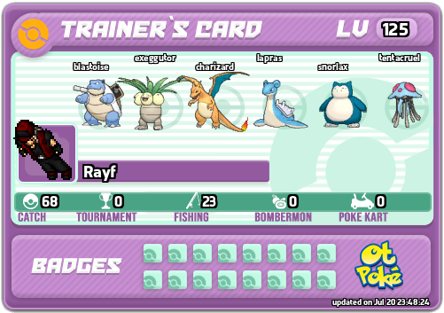 Rayf Card otPokemon.com