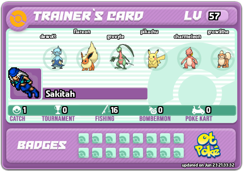 Sakitah Card otPokemon.com