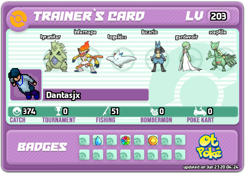 Dantasjx Card otPokemon.com