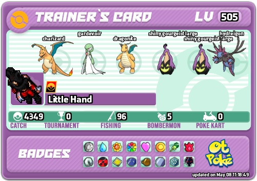 Little Hand Card otPokemon.com